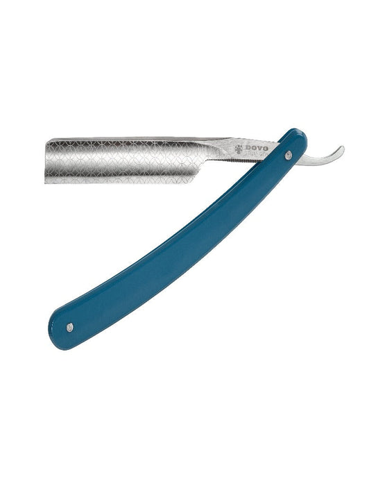 Dovo - Runde Sache Straight Razor, Blue Handle, Square Point, 5/8"