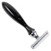 Parker 3 Piece Safety Razor 12R - Genuine Buffalo Horn Handle - New England Shaving Company