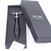 Parker 3 Piece Safety Razor 12R - Genuine Buffalo Horn Handle - New England Shaving Company