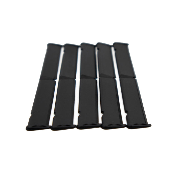 Dovo - Shavette Straight Razor Blade Holder, Black, Pack of 5