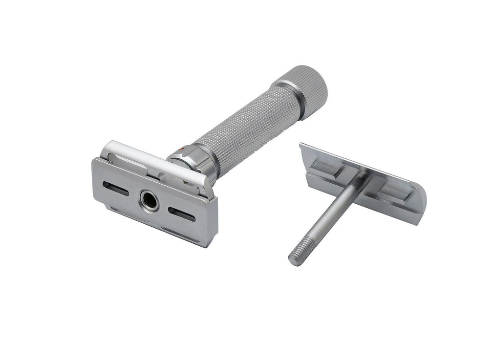 Pearl - Flexi Adjustable Safety Razor with Stand - New England Shaving Company