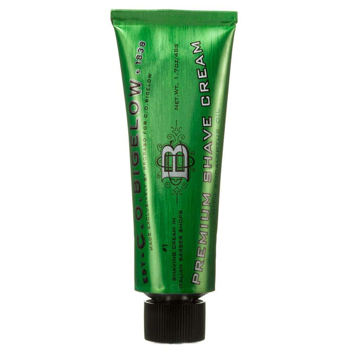 C.O. Bigelow Premium Shave Cream (48g / 1.7 oz.) - New England Shaving Company
