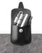 Merkur Travel Double Edge Safety Razor & Black Leather Case - New England Shaving Company