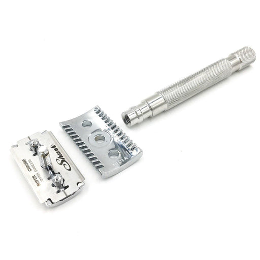 Parker - Stainless Steel Open Comb Safety Razor 68S - New England Shaving Company