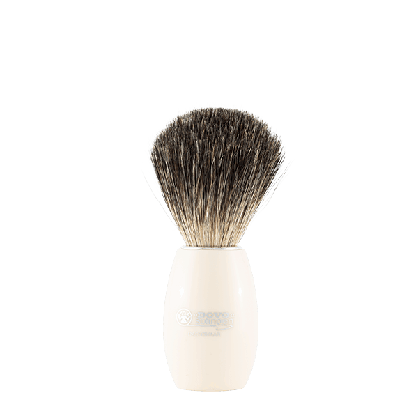 Dovo - Pure Badger Shaving Brush, Cream - New England Shaving Company