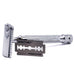 Parker - 3 Piece Safety Razor 91R - Chrome - New England Shaving Company