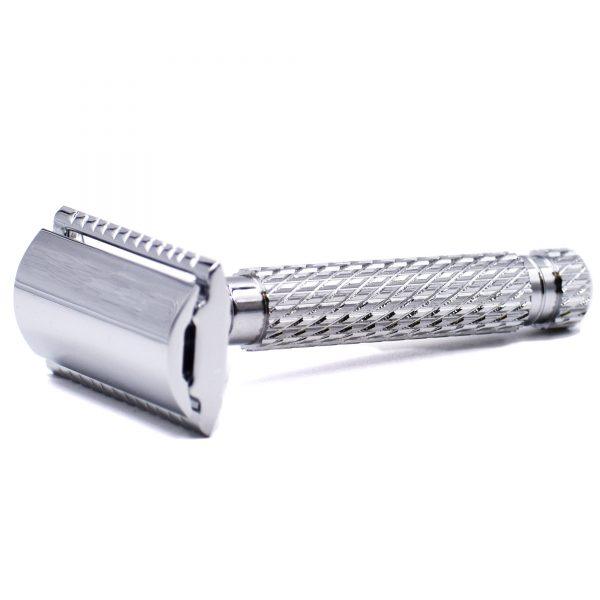 Parker - "Hefty" Safety Razor 94R - Chrome - New England Shaving Company