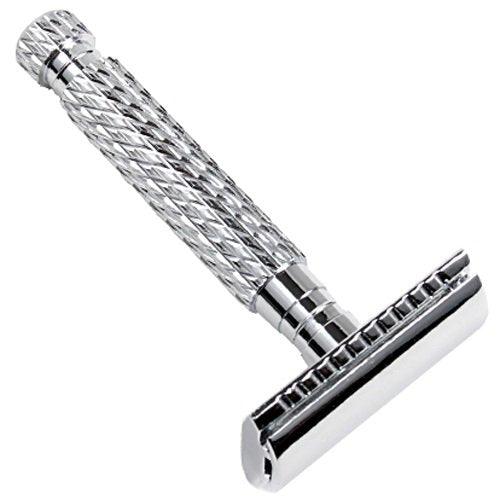 Parker - "Hefty" Safety Razor 94R - Chrome - New England Shaving Company