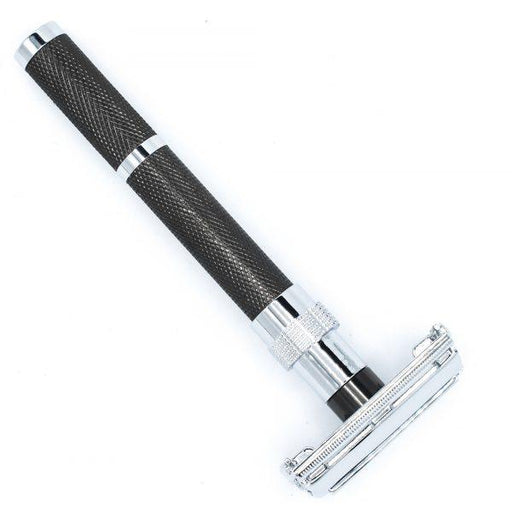 Parker - Butterfly Safety Razor 96R - Graphite - New England Shaving Company