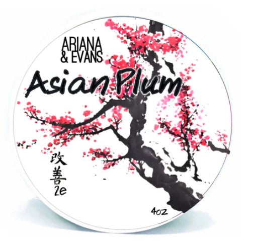 Ariana & Evans - Asian Plum Shaving Soap, Kaizen 2e Base