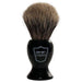 Parker - Black Handle Pure Badger Brush with Stand - New England Shaving Company