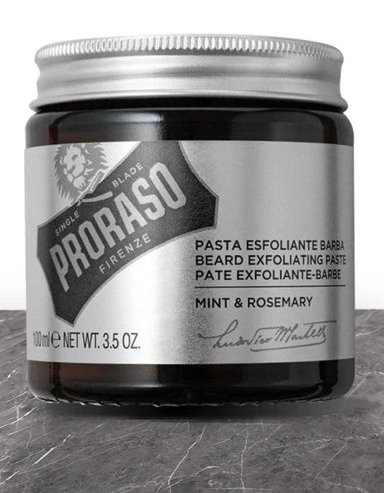 Proraso - Exfoliating Beard Paste and Facial Scrub: Mint & Rosemary - New England Shaving Company