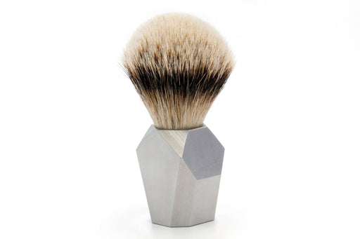 Rex Supply Co - Deco Stainless Shaving Brush - New England Shaving Company