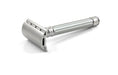 Edwin Jagger - DESGA9BL 3ONE6 Stainless Steel Silver Double Edge Safety Razor - New England Shaving Company
