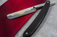 Dovo - Silver Steel Straight Razor, Ebony Handle, 5/8" - New England Shaving Company