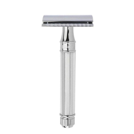 Edwin Jagger - DE89 Octagonal Safety Razor, Chrome - New England Shaving Company
