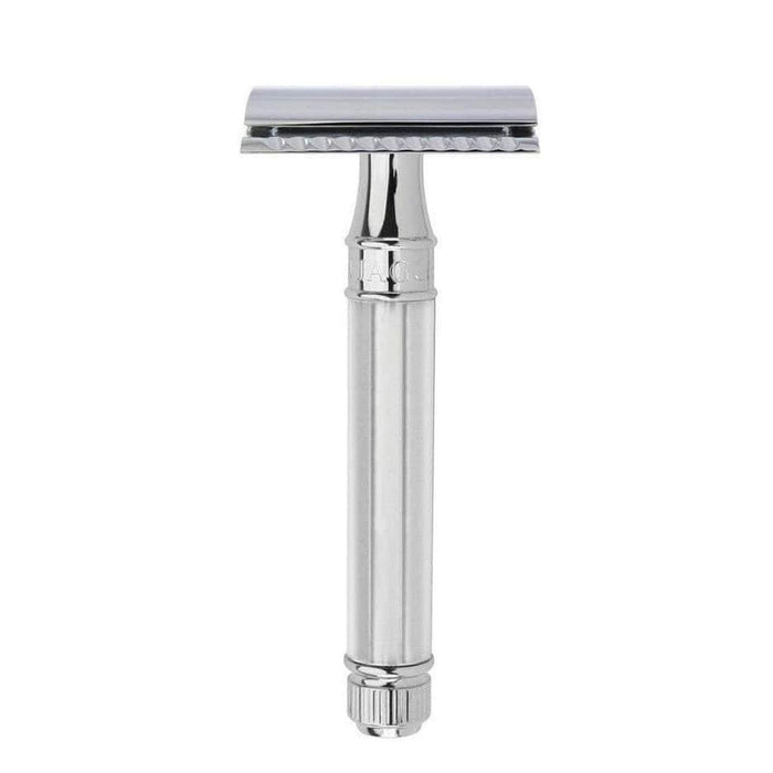 Edwin Jagger - DE89 Octagonal Safety Razor, Chrome - New England Shaving Company