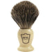 Parker - Ivory Handle Pure Badger Shaving Brush with Stand - New England Shaving Company