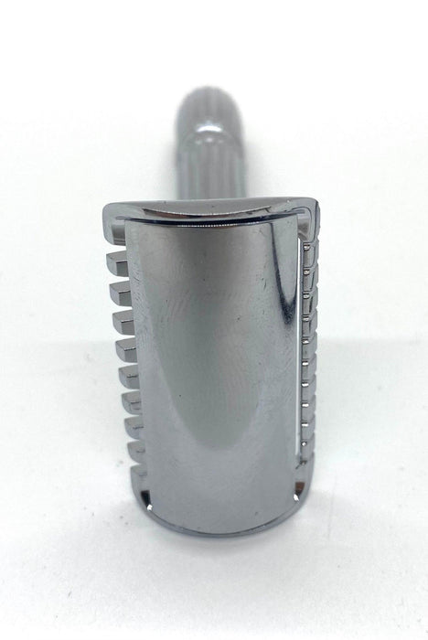 Safety Razor - Open and Closed Comb - Chrome Plated - New England Shaving Company