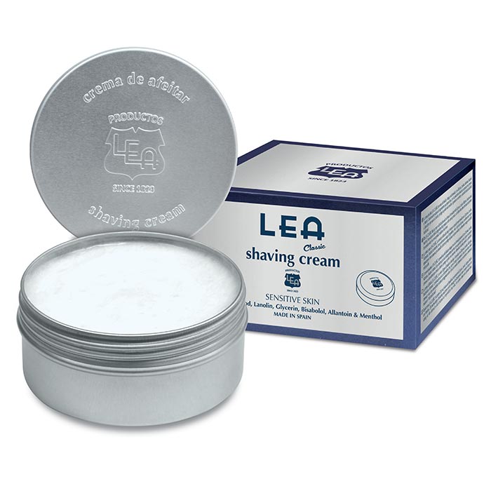 LEA - Classic Shaving Cream in Metal Tub - New England Shaving Company