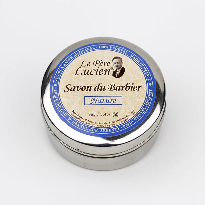 Le Pere Lucien - Nature Unscented Shaving Soap, 98g