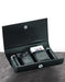 Merkur 3 Piece Travel Double Edge Safety Razor with Blades In Black Leather Case - New England Shaving Company