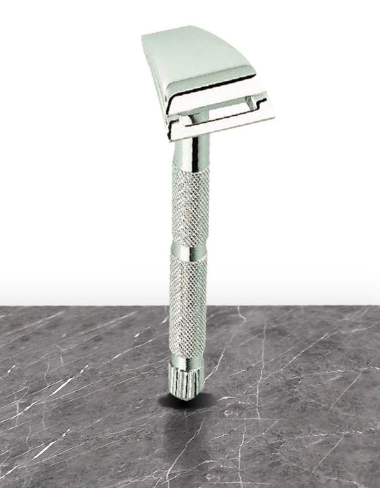Merkur - Detailing and Moustache Razor, Chrome - New England Shaving Company