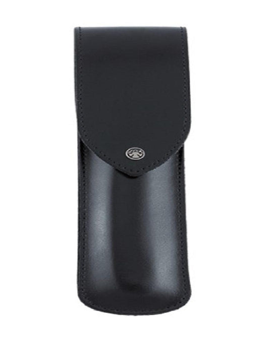 Merkur - Leather Pouch for Merkur Futur Safety Razors - Black - New England Shaving Company