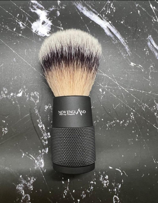 New England Shaving Company - Shaving Brush, Black Aluminum - New England Shaving Company