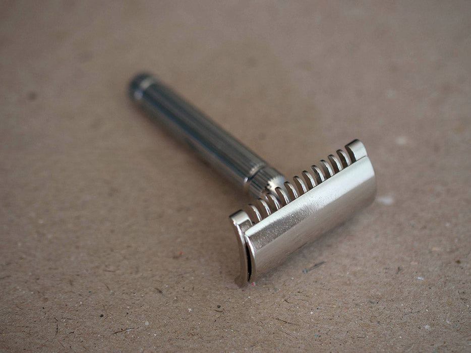 Fatip - il Piccolo Original Open Comb Safety Razor, Nickel