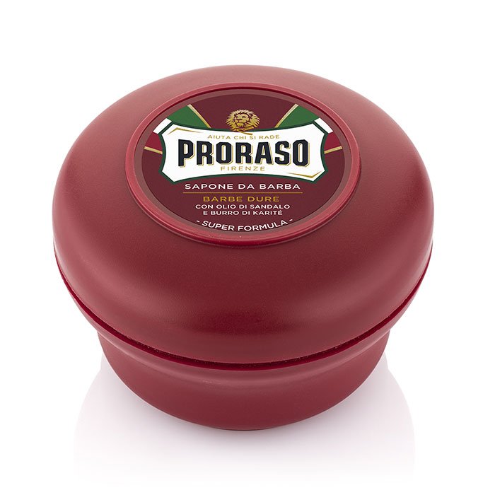 Proraso Shaving Soap: Nourishing for Coarse Beards - Red