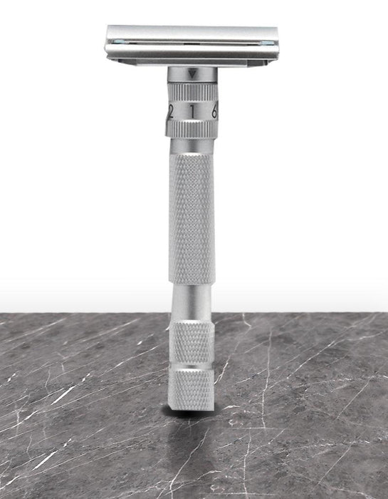 Rockwell - T2 Twist-To-Open Adjustable Safety Razor - New England Shaving Company