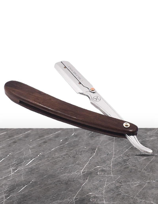 Parker - Professional Barber Razor Shavette SRDW, Sheesham Wood Handle - New England Shaving Company