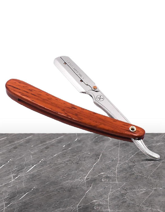 Parker - Professional Barber Razor Shavette SRRW, Rosewood Handle - New England Shaving Company