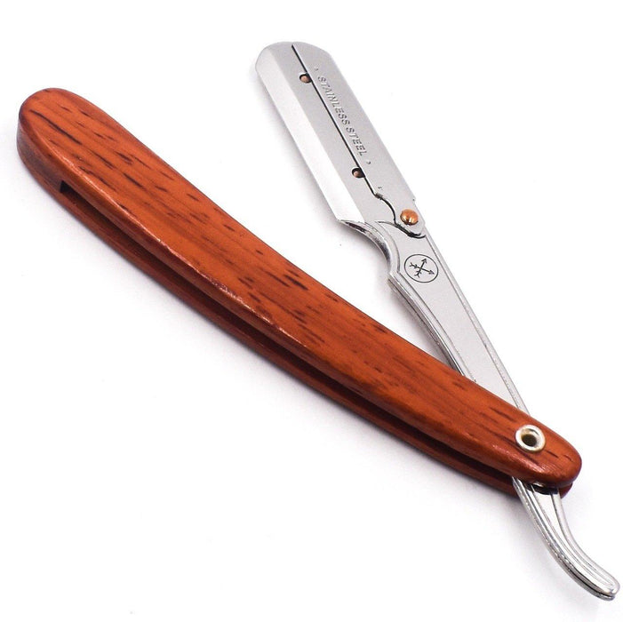 Parker - Professional Barber Razor Shavette SRRW, Rosewood Handle - New England Shaving Company
