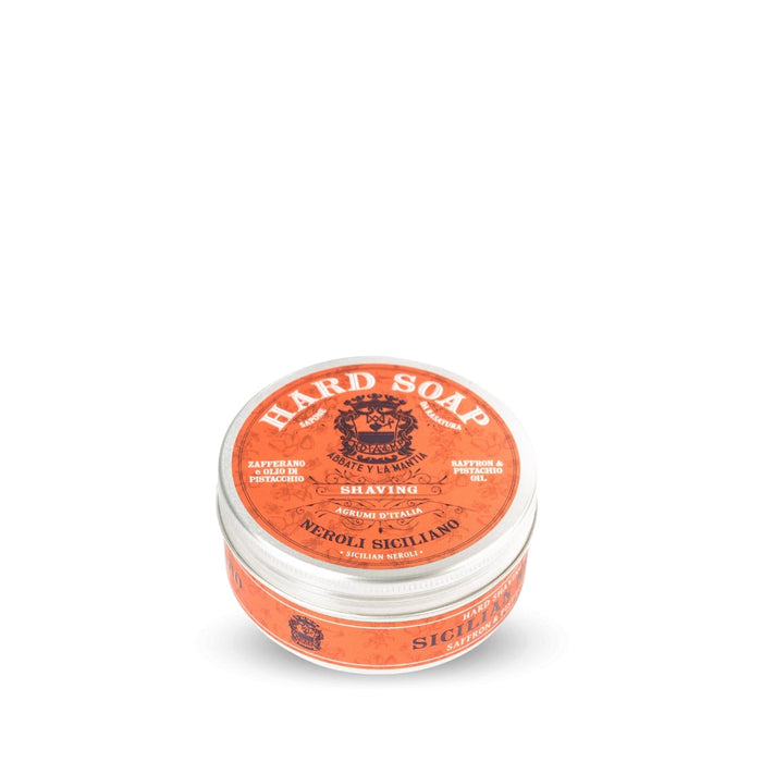 Abbate y La Mantia - Agrumi di Sicilia - Neroli Siciliano Hard Shaving Soap, 150g