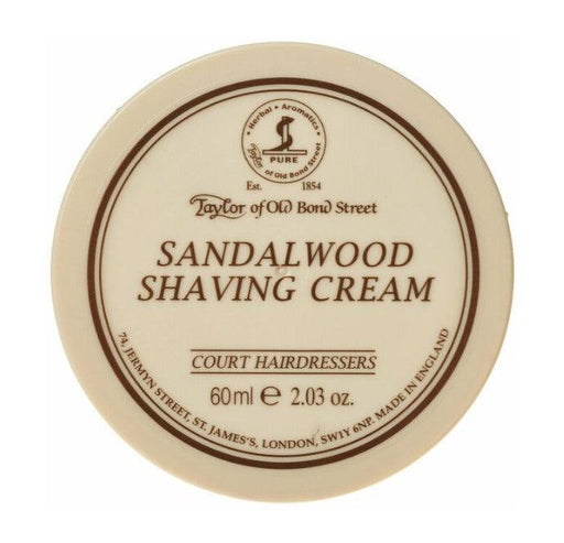 Taylor of Old Bond Street - Sandalwood Shaving Cream - Travel Size - New England Shaving Company