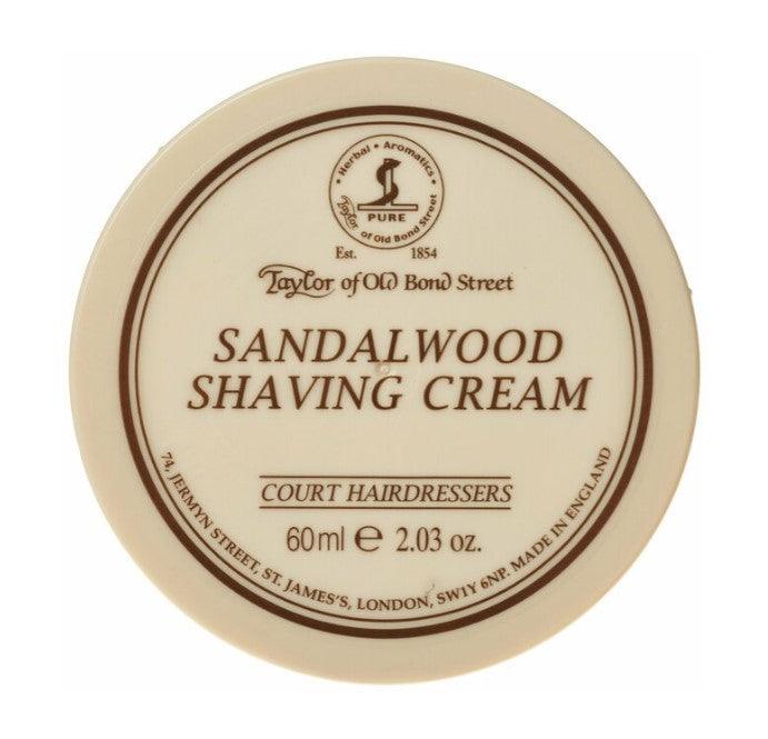 Taylor of Old Bond Street - Sandalwood Shaving Cream - Travel Size - New England Shaving Company