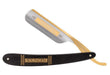 Dovo - "Bismark" Straight Razor, Ebony Handle, Round Point, 6/8" - New England Shaving Company