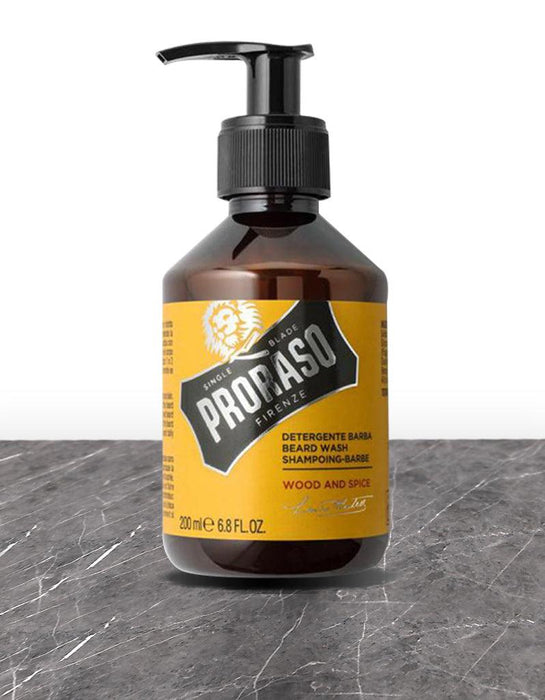 Proraso - Beard Wash: Wood & Spice - New England Shaving Company