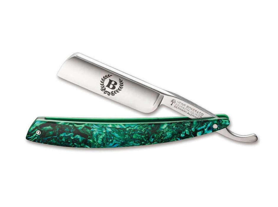 Boker - Abalone Straight Razor, 6/8" - New England Shaving Company