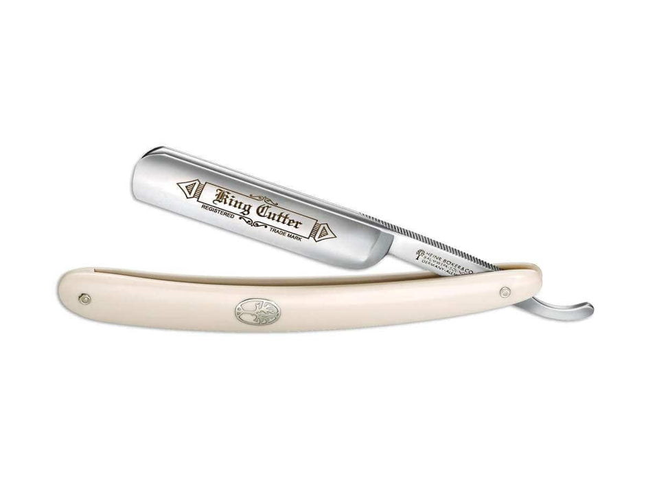 Boker - King Cutter White, Straight Razor 5/8" - New England Shaving Company