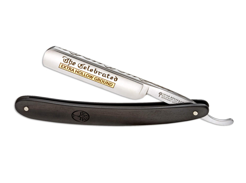 Boker - Celebrated Ebenholz Straight Razor, 5/8" - New England Shaving Company