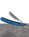 Boker - Blue Shell Barber's Notch Straight Razor, 7/8" - New England Shaving Company