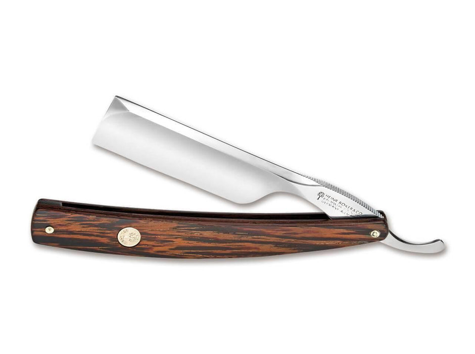 Boker - Celebrated Wenge Straight Razor, 6/8" - New England Shaving Company