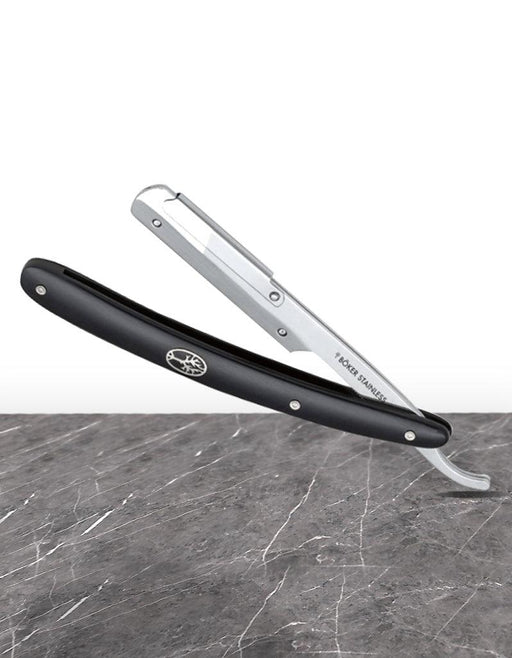 Boker - Pro Long Barbarette, Black - New England Shaving Company