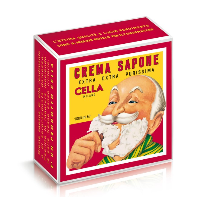 Cella - Shaving Cream Soap - XL Giant Size 1kg - New England Shaving Company