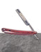 Dovo - "Carpe Diem" Carbon Steel Straight Razor, Multiwood Handle, Round Point, 5/8" - New England Shaving Company