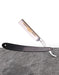 Dovo - Silver Steel Straight Razor, Ebony Handle, 5/8" - New England Shaving Company