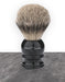 Edwin Jagger - 3EJ466 English Shaving Brush, Imitation Ebony with Silver Tip Badger, Large - New England Shaving Company